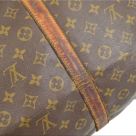 LOUIS VUITTON KEEPALL 60 TRAVEL HAND BAG PURSE MONOGRAM M41422 828SD 22866 - Picture 4 of 12